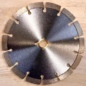 7" Segmented 10mm Diamond Blades 5-Pack for Concrete Brick Block Masonry High-Performance Cutting Wet Dry Suitable