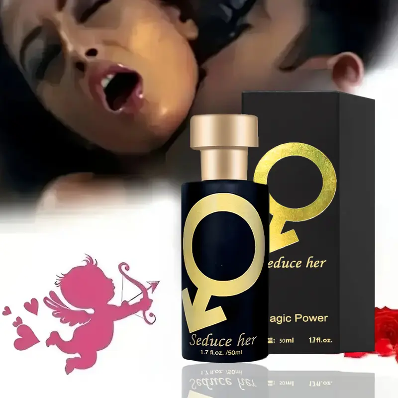 Men's Pheromone Perfume - Long-lasting charm with oriental notes of citrus and wood, a sensual fragrance that attracts women, with an exquisite design.