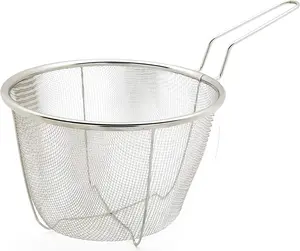 "Stainless Steel Deep Fry Strainer Mesh, 7 x 4 Inches" Kitchen Utensils