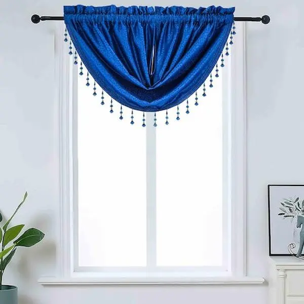 DENISE Jacquard waterfall valance DENISE Jacquard waterfall valance