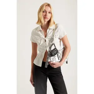 Pacsun Women's Faux Leather Mini Buckle Bag