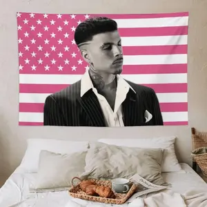 Tapestry Rauw Flag Wall Hanging With Art Home Decorations Durable Lightweight Washable Alejandro For Living Room Bedroom Festival Gift Dorm Decor Flags Poster