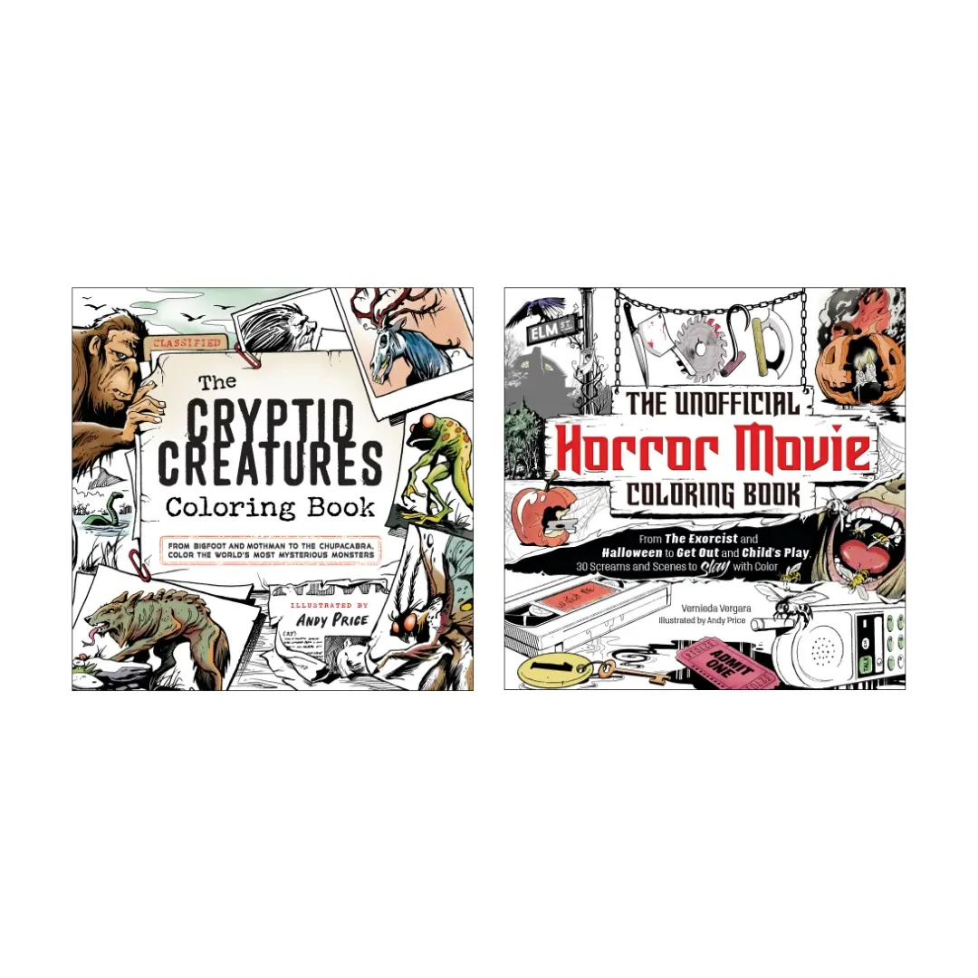The Scary Coloring Book Bundle