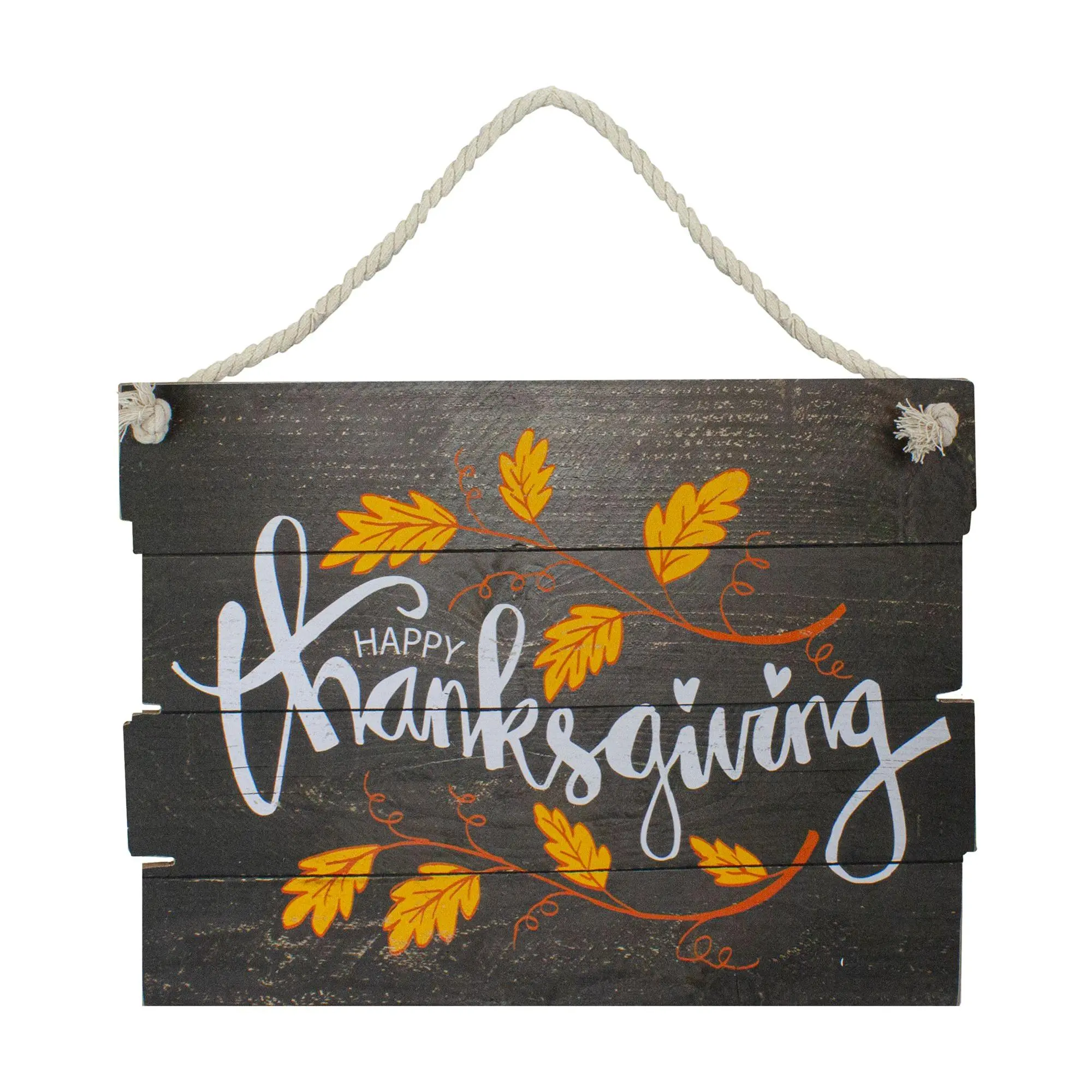 Northight "Happy Thanksgiving" Wooden Wall Sign