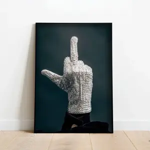 Michael Jackson "dedicated to those who destroyed and hurt him" Poster , Product without frame