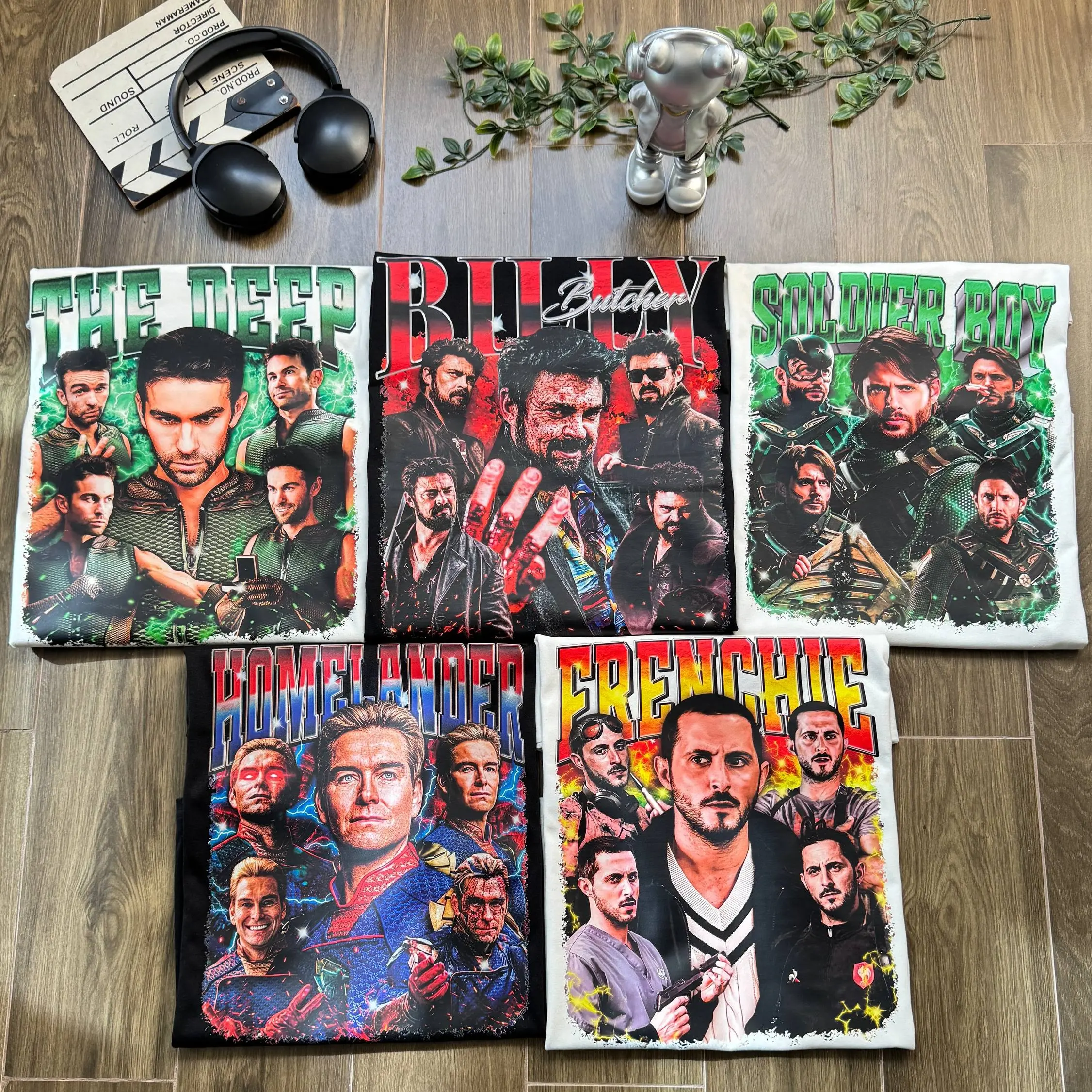 The Boys Shirt Collection, Homelander Shirt, Billy Butcher Tee, The Deep Soldier Boy Sweatshirt, Movie Shirt