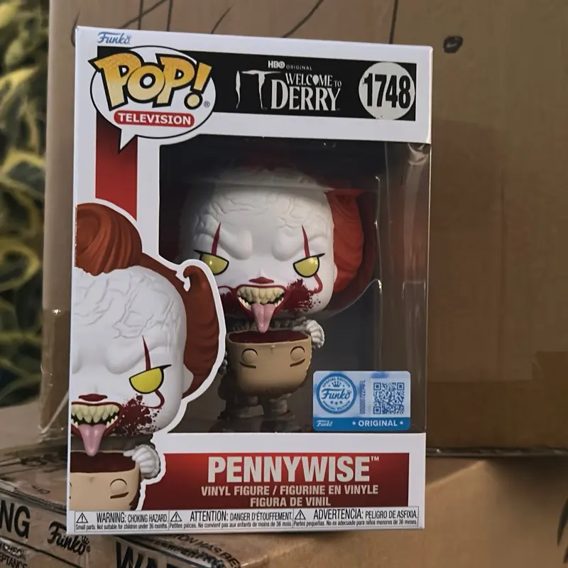 Funko Pop Vinyl Action Figure Collectible - Pennywise, Head Accessory Included, AC-Infused Figurine, Display Piece