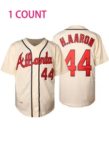 Baseball 44 Sports Jersey with Quick-Dry Short Sleeves, High-Quality Casual Fit for Spring & Fall, Unique Court Style