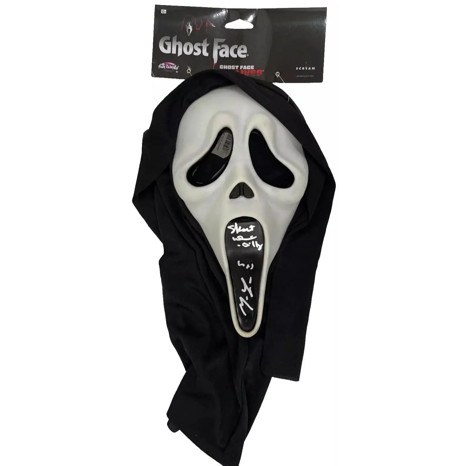 Matthew Lillard & Skeet Ulrich Authentic Autographed Scream Mask