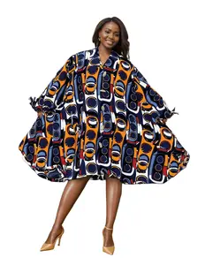 Veronica's Big Button Authentic African Tunic Dress