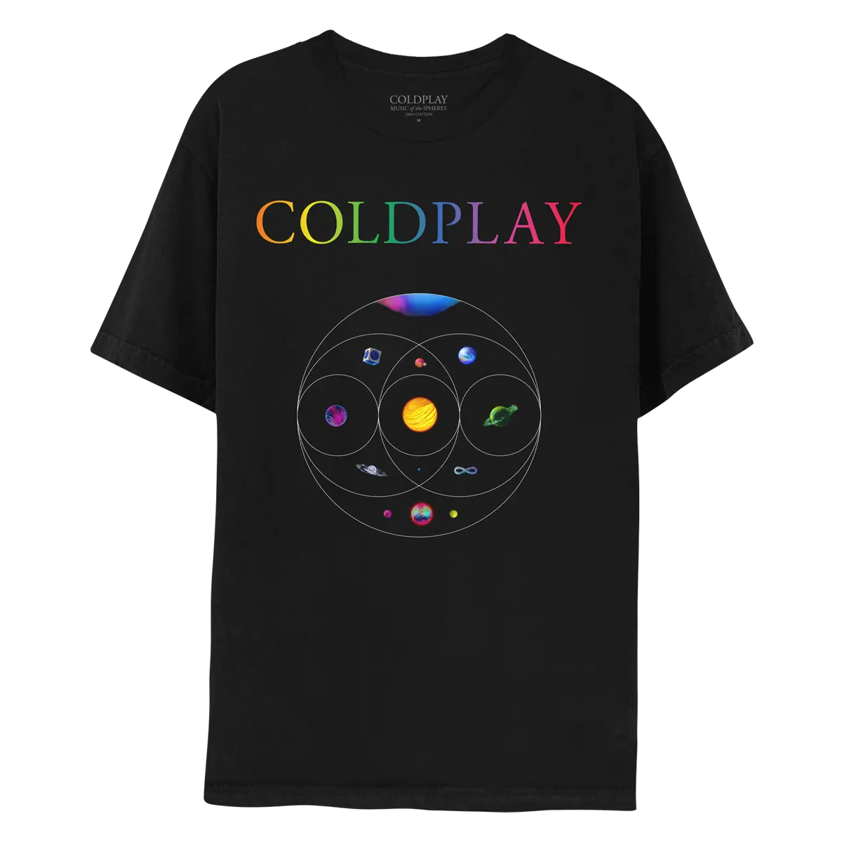 Music Of The Spheres Tour 2024 Tee - Black