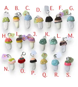 Oh Scrap! Mushroom Keychains