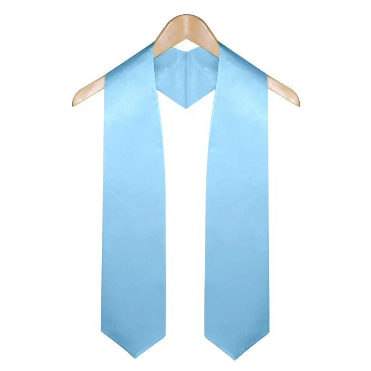 Light Blue Graduation Stole