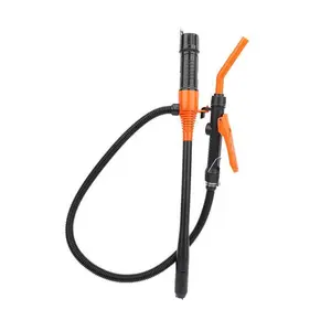 Portable High Flow Fuel Transfer Pump with Flow Control Nozzle, Long Battery Life, Ideal for Gasoline Oil Water Liquid Delivery, Gasoline Extractor Pump