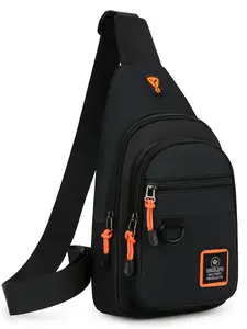 Men's Casual Large Capacity Chest Bag, Multi-functional Sling Bag for Daily Commuting, Casual Trendy Versatile High-quality Daily Commuting Bag, Casual Bum Bag, Gifts