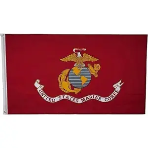 United States Marine Corp (USMC) Flag (3' x 5') - Officially Licensed