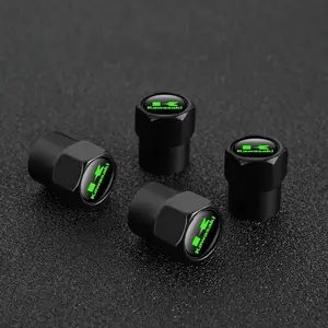 4pcs Car Metal Wheel Tire Valve Cover Dustproof Cap, Fits Kawasaki Ninja 400 650 300 250 250r Zx14r Zx10r Zx6r, Motorcycle Accessories, Vehicle