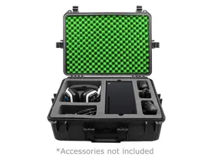 CASEMATIX RMR23-XSX Elite Waterproof Hard Case with Custom Foam Designed Compatible with Xbox Series X Black