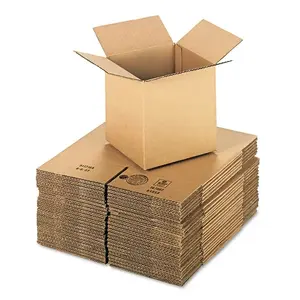 8 in. x 8 in. x 8 in.  Brown Kraft (25/Bundle),Regular Slotted Container Cubed Fixed-Depth Corrugated Shipping Box