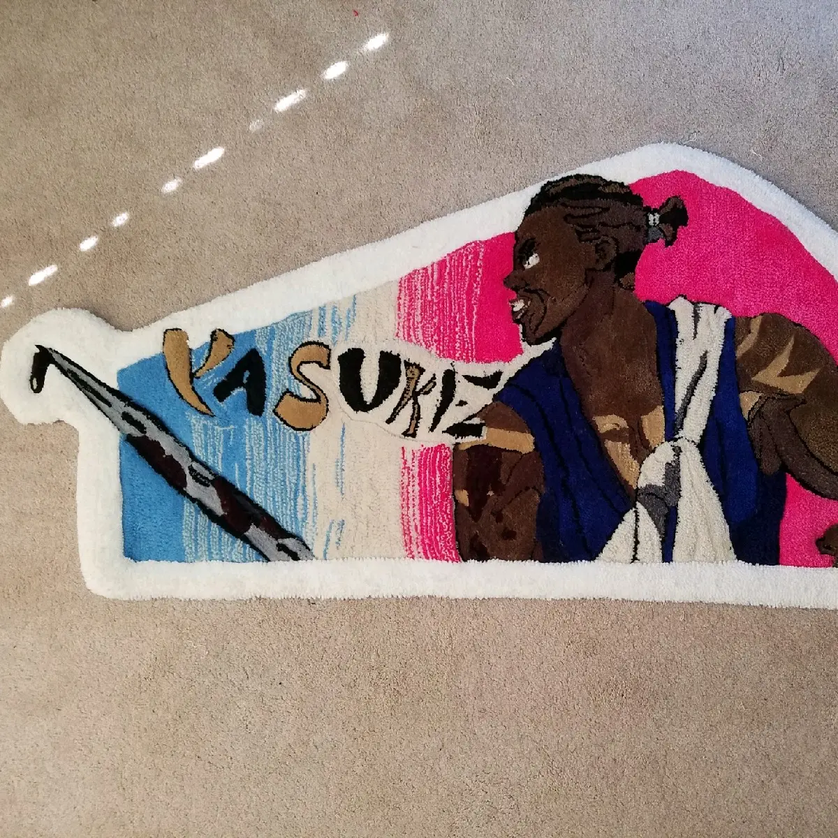 Classic African Anime Yasuke Rug