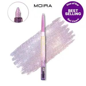 Moira | Supernova Multichrome Gel Eyeliner | Smooth gel & creamy texture, Built-In Sharpener, Water & Smudge-Proof | Shade (010, Ultra) | Upto 12hrs