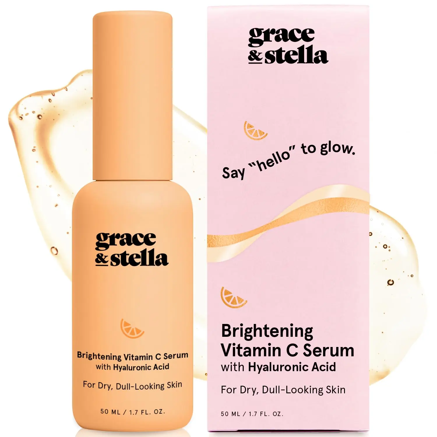 grace & stella vitamin c serum with hyaluronic acid – brightening serum for dark spots, dullness & hydration (50ml / 1.7 fl oz) grace & stella vitamin c serum with hyaluronic acid – brightening serum for dark spots, dullness & hydration (50ml / 1.7 fl oz)