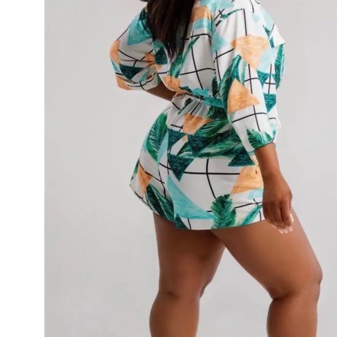 Tropical utility romper