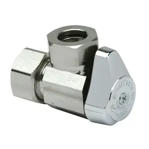 1/2 in. Compression Inlet x 3/8 in. Compression Outlet 1/4-Turn Angle Valve