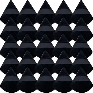30/20/6PCS Powder Puff Face Soft Makeup Sponge,Triangle Powder Puffs for Loose Powder Mineral Powder Velour Puff for Face Exquisite Make up Eyes Contouring,Beauty Makeup Tools