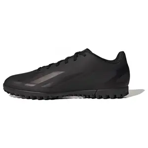 Adidas X CRAZYFAST .4 Round-Toe Lace-Up TF (Rubber Studs) Fabric Durable Unisex Football Shoes Black Trending Shoes, House White Official Shoes to Get / Maison Mihara