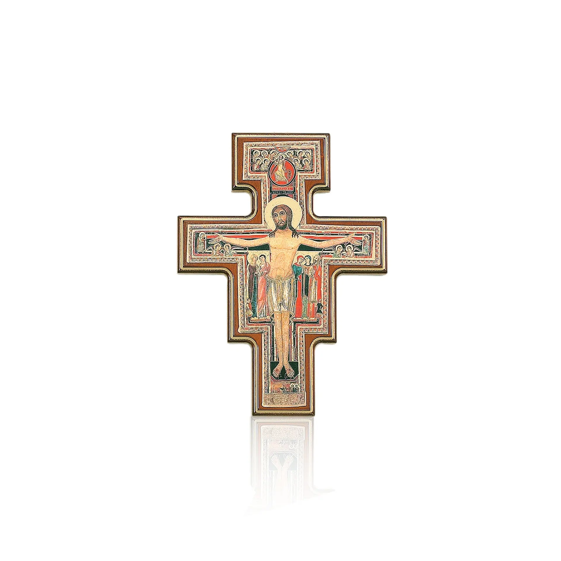 St. Damian Cross wood 10x7.4 inch
