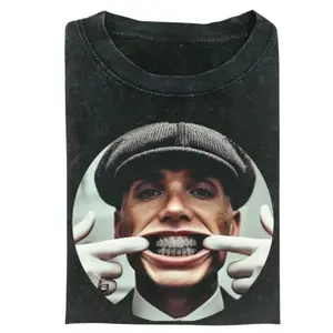 Vintage Tommy Shelby Drill Shirt, Retro 90s T-Shirt, Funny Meme Movie Shirt, Unisex Cotton Crewneck T-Shirt Menswear Womenswear Streetwear Top Summer