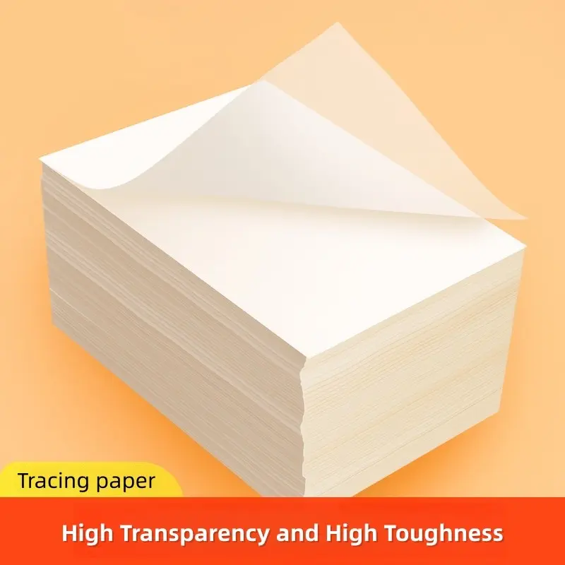 A pack of 100/200 sheets of white tissue paper, Trace Paper, 8.27 inches x 11.81 inches, is perfect for tracing, copying, and drawing practice. Ideal for gift wrapping, birthday celebrations, holidays, and any event.