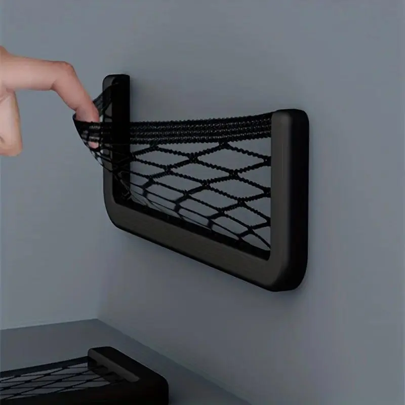 2-piece RV storage mesh pocket car adhesive mesh pocket car bracket 3.15inch * 15 8cm * 7.87inch universal Car Accessories