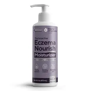 Marie Originals Eczema Nourish Moisturizing Lotion for Dry Itchy Sensitive Skin Relief Hypoallergenic Formula with Colloidal Oatmeal & Natural Botanicals 16 Fl Oz Body Care Moisturizer Moisture Hydrating
