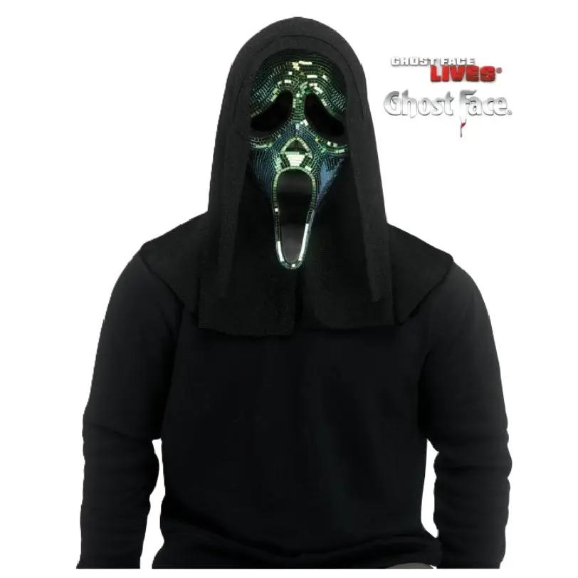 Ghostface® Oil Slick Disco Mirror Mask - Scream - Costume Accessory - One Size