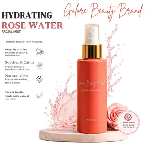 Hydrating Rose Water Facial Mist – Refreshing Face Toner Spray for All Skin Types, Lightweight Daily Skincare, Moisturizing Face Mist, Summer Beauty Essential Hydrate