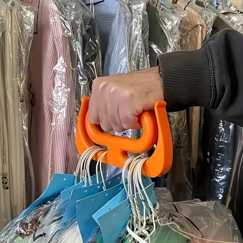 Versatile Heavy-Duty Ergonomic Handle, Durable Plastic, Hand Protection, Holds Up to 100 Lbs, Ideal for Shopping Bags, Paint Cans & More