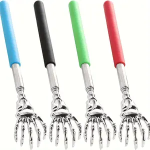 Portable Telescopic Back Scratcher, 1 Count Stainless Steel Extendable Back Massager with Comfort Grip Handle, Ideal for Elderly & Itch Relief, Body Care Tool