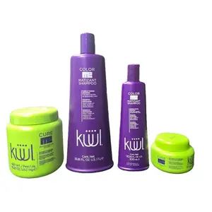 KÜÜL Purple Toning Shampoo & Reconstructor Duo for Blonde & Bleached Hair with Avocado Oil - Neutralizes Yellow Tones & Repairs Damage
