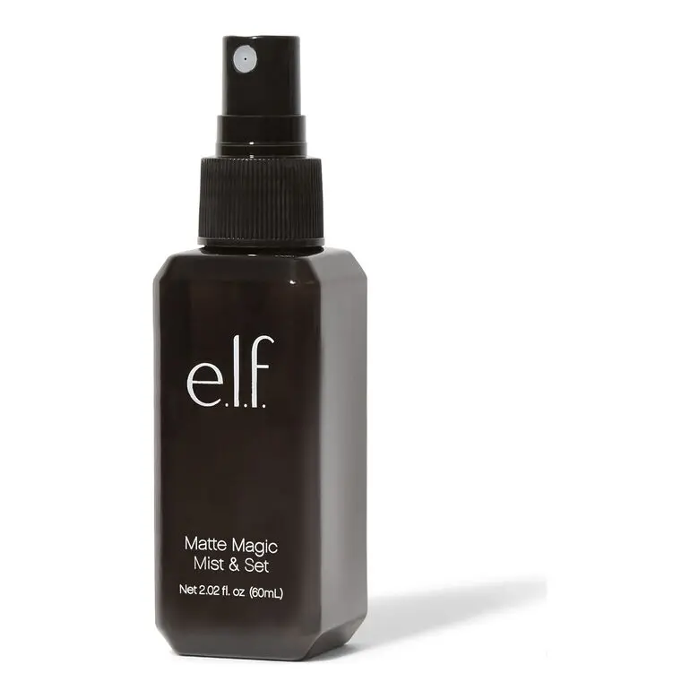 e.l.f. Cosmetics Matte Makeup Setting Spray - Small, Lightweight, Clear, Hydrating, Skincare, Soothing, Cosmetic, Travel Size 2.02 oz (60mL)