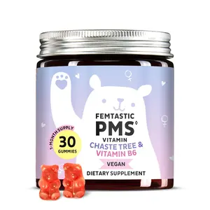Bears with Benefits Femtastic PMS Support Supplement for Women - Natural Relief Gummies for Hormonal Balance, Bloating & More