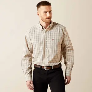 ARIAT MEN CREAM WF ALAM LS SHIRT-10065781