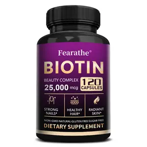 Biotin Health Supplement - Supports Healthy Skin, Hair and Nails - 120 Capsules
