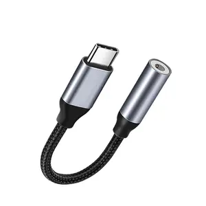 USB Type C to 3.5mm Headphone Jack Adapter, Aux Audio Dongle Cable Compatible with iPhone 16/15 Series, Samsung Galaxy S23/S22/S21 Ultra, iPad Pro, Pixel, MacBook, Auxiliary Cord