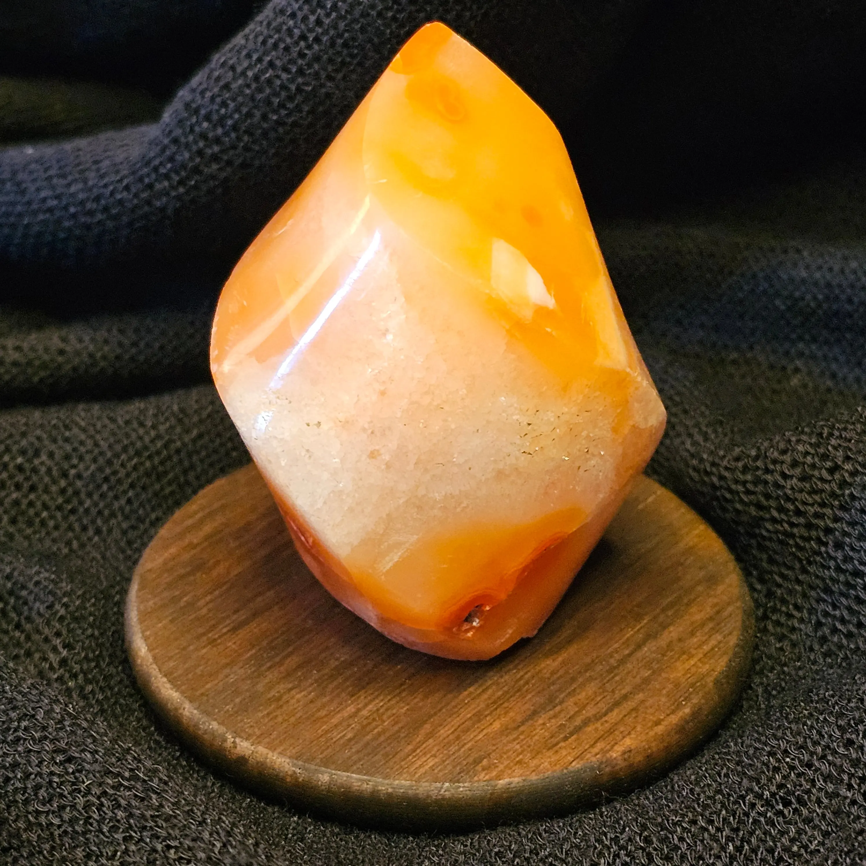 Carnelian Flame Carving - 215g