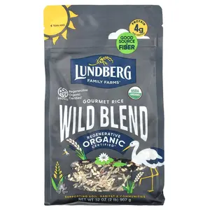 Lundberg Organic Gourmet Rice, Wild Blend , 32 oz (907 g) Lundberg Organic Gourmet Rice, Wild Blend , 32 oz (907 g)