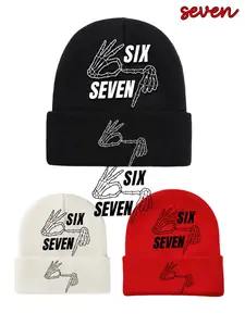 67 Cute Printed Knitted Hat Fleece Hat Warm Hat, suitable for children and teenagers. Features cool patterns. Six or seven interesting designs. Suitable for both men and women as Christmas and vacation gifts. Winter and autumn warm hat. Knit Hats