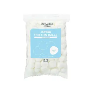 Ultra-Soft Jumbo Cotton Balls – 100% Pure Cotton (200 Count)