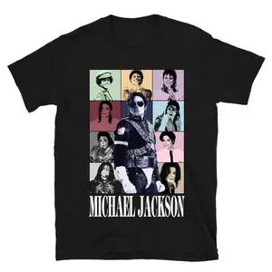 Michael Jackson Era T-Shirt, M J Homage Retro Unisex Shirt